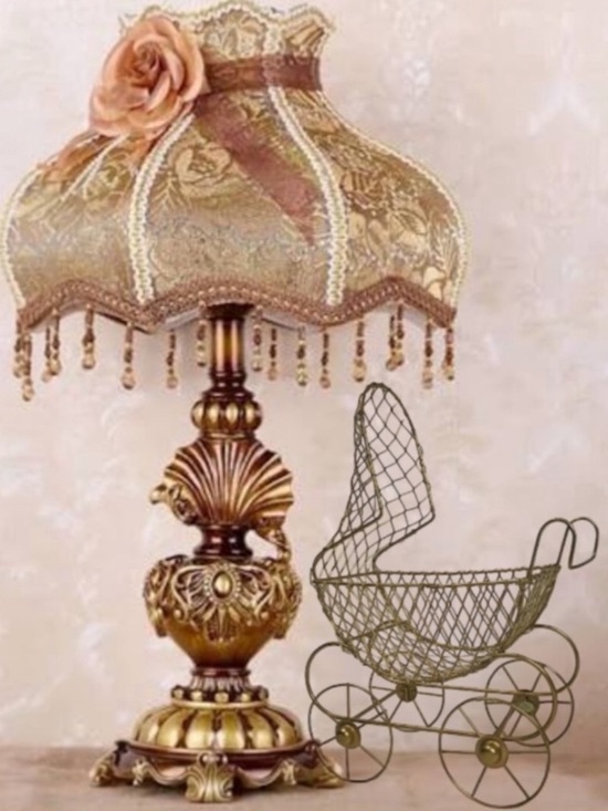 Vintage Other - Victorian Antique Reproduction Doll Carriage Handmade Hand Crafted Metal Pram